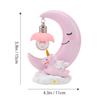 Xmas Resin Unicorn Moon Bedside Lamp for Boys and Girls Soft Ambient Light view 2