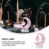 Xmas Resin Unicorn Moon Bedside Lamp for Boys and Girls Soft Ambient Light view 3
