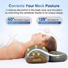 GM GMISS 3-in-1 Neck Traction with Heat, Neck Pillow for Shoulder Pain, Deep Tissue Pain Relief,Rechargeable PillowIdeal Gift for Parents (Light Gray) view 3