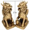 Betterdecor A Pair of Feng Shui Imperial Guardian Chi Lin/kei Loon/qi Lin for Anti Bad Chi Home Office Decoration Housewarming Congratulation Gift view 3