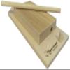 Eppicotispai Garganelli and Gnocchi Stripper with Paddle, Natural Beechwood, Brown view 1