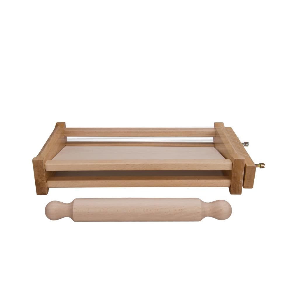 Eppicotispai "Chitarra" Pasta Cutter with 32cm/12.5-Inch Rolling Pin