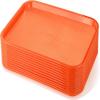 New Star Foodservice Fast Food Tray, Set of 12 (Orange, 12 by 16-Inch) view 1