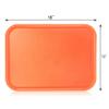 New Star Foodservice Fast Food Tray, Set of 12 (Orange, 12 by 16-Inch) view 2