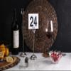 New Star Foodservice 23176 1 to 50-Double Side Plastic Table Numbers, 4 by 4 Black on, White view 2