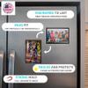 Magtech Magnetic Photo Pocket Picture Frame, Black, Holds 4x6 Inch Photos, 10 Pack, Made in the USA (10046) view 4