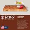 John Boos CCB Series Rectangular Wooden Maple Cutting Board 24x18  2.25 Thick, 30-lb Reversible Butcher Block with End-Grain & Finger Grips  Made in the USA view 4