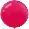 Apple Red Round Latex Balloons - 24" (Pack Of 4) - Perfect For Any Event view 1