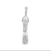 Sur La Table Spice Ratchet Mill Grinder with 5 Coarse settings, White view 1