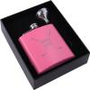 Golf Birdie Juice Flask, Funnel and Gift Box - Great Chirstmas, Birthday, Valentines Gift for Golfers (Pink) view 2