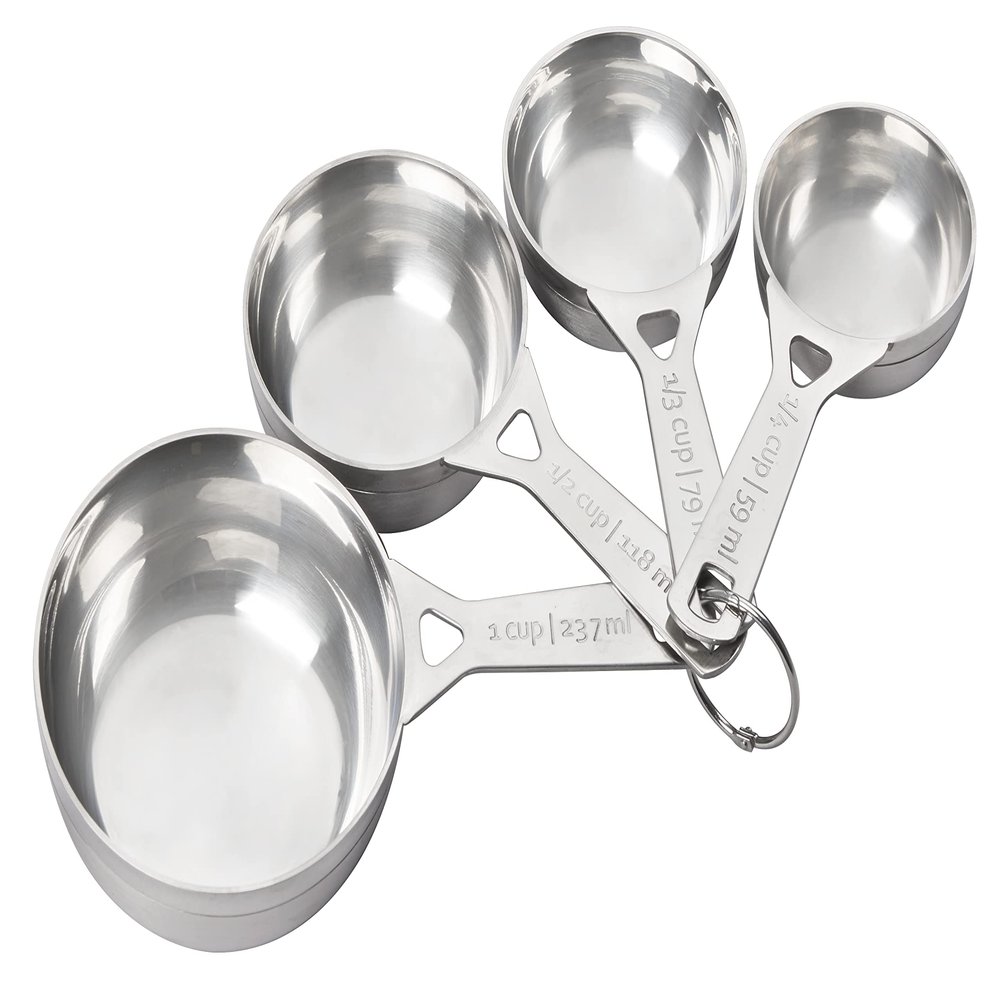 Le Creuset Stainless Steel Measuring Cups, Set of 4