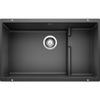 BLANCO, Anthracite 519450 PRECIS CASCADE SILGRANIT Undermount Kitchen Sink with Colander view 1