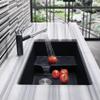 BLANCO, Anthracite 519450 PRECIS CASCADE SILGRANIT Undermount Kitchen Sink with Colander view 2