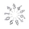 Mariposa Number Candle Holder Set | Silver | Brillante | Gifts | Candleholders | Recycled Sandcast Aluminum | Handmade in Mexico view 1