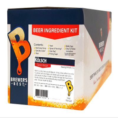 Brewer's Best - 1015 - Home Brew Beer Ingredient Kit (5 gallon), (Klsch) Silver