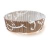 Restaurantware-Premium 3.2 Inch, 4 Ounce Baking Cups: Regular-Ridged Round Paper Baking Cups Perfect for Muffins, Cupcakes or Mini Snacks - Brown Chocolate Wisp Print Design - Disposable - 200ct Box view 2