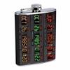 Back to the Future Time Machine 8oz Stainless Steel Flask Drinking Whiskey view 1