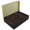 Rustic Genuine Leather Photo Album with Gift Box - Scrapbook Style Pages - Holds 100 4x6 or 5x7 Photos - Photo Book 6x8" view 3