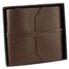 Rustic Genuine Leather Photo Album with Gift Box - Scrapbook Style Pages - Holds 100 4x6 or 5x7 Photos - Photo Book 6x8" view 4