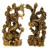 Betterdecor Feng Shui Chinese Dragon and Phoenix Statue Fgurine Decoration for Family Harmony,Love,Marriage Prosperity and Protection view 2