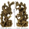 Betterdecor Feng Shui Chinese Dragon and Phoenix Statue Fgurine Decoration for Family Harmony,Love,Marriage Prosperity and Protection view 3