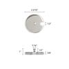 Excellant 7 oz Stainless Steel Lid For Condiment Jar view 2