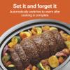 Hamilton Beach 7 Quart Programmable Slow Cooker With Flexible Easy Programming, 5 Cooking Times, Dishwasher-Safe Crock & Lid, Silver (33473) view 3