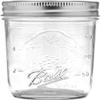 Ball Glass Mason Jar with Lids and Bands, Regular Mouth, Half Pint Size, 8 OZ (12 Pack) view 2