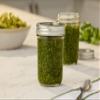 Ball Half Pint (8 oz.) Regular Mouth Glass Mason Jars w/ Cap - Set of 12 AEP view 2