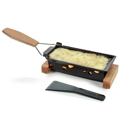Boska Raclette Grilling Set - Partyclette To Go Set - Suitable for Cheese, Meat, Fish, and Vegetables - Portable Non-Stick - Dishwasher Safe Wedding Registry Items
