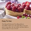 de Buyer Perforated Round Tart Ring - 3 Diameter, 0.8 Height - Perfect for Baking Beautifully Crisp Tarts - Easy to Use & Clean - Made in France view 4