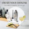 Mixology & Craft Cocktail Shaker Set with Stainless Steel Stand - 9-Piece Bartender Kit with Recipe Cards - Cocktail Mixer & Barware Tool Set view 4