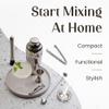 Mixology & Craft Cocktail Shaker Set with Bamboo Stand - Professional 10-Piece Bartender Kit - Complete Bar Set & Cocktail Mixer Kit for Home (Silver) view 2
