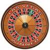 NS Las Vegas Magnet Roulette Wheel 2.5" Across (Very Large Silver Dollar Size) 33504 view 1