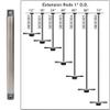 Kichler 360005WSP Accessory Fan Down Rod 60-Inch, Weathered Steel Powder Coat view 2