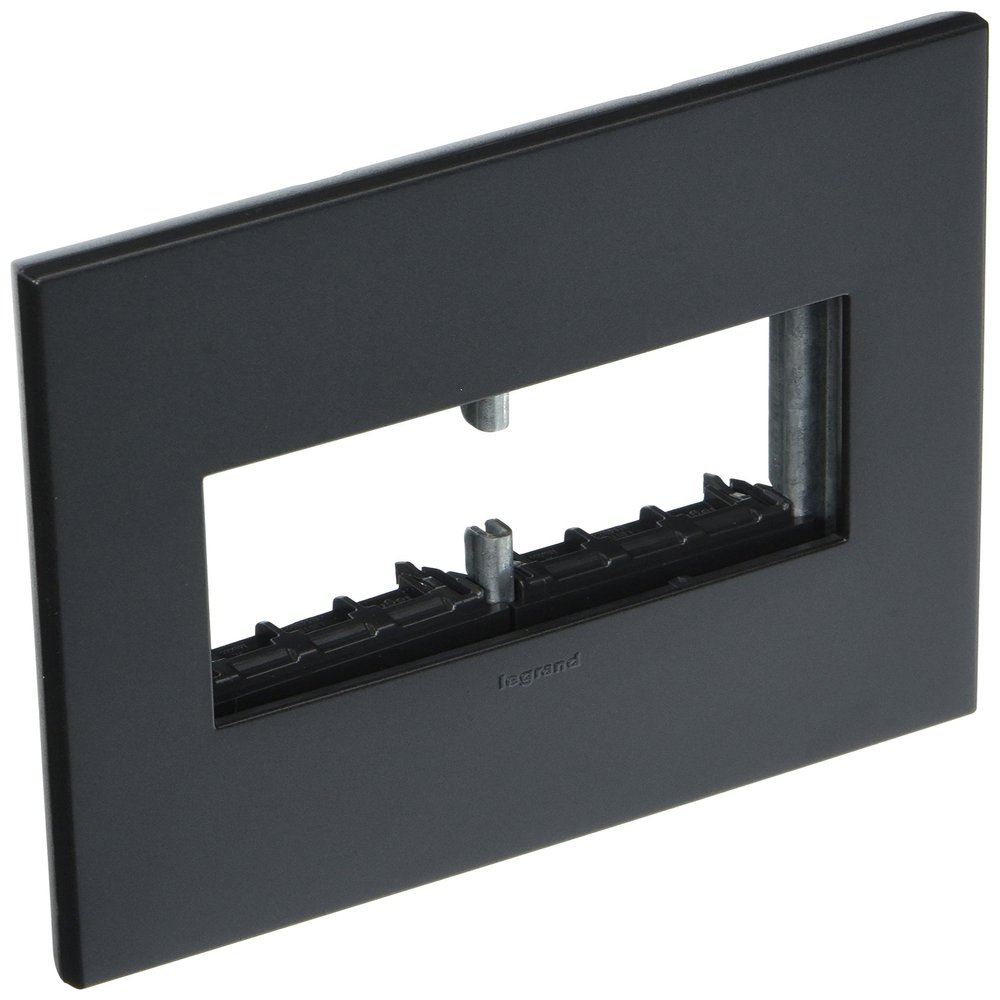 Legrand adorne Graphite, 2-Gang Wall Plate, AWP2GGR4