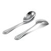 SET OF TWO (2) - Elegant Regency Line Tabletop Flatware Serving Spoon, Serving Utensil, Buffet Banquet Serving Spoons, 18/8 Gauge Mirror-Polished Stainless Steel view 1