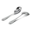 SET OF TWO (2) - Elegant Regency Line Tabletop Flatware Serving Spoon, Serving Utensil, Buffet Banquet Serving Spoons, 18/8 Gauge Mirror-Polished Stainless Steel view 2
