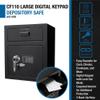 Barska Digital Depository Safe with Drop Slot  Solid Steel Lock Box for Cash, Mail & Valuables, Dual PIN Code Access, Anti-Pry Door, 2 Steel Bolts, Mounting Hardware  for Home & Office Security view 4