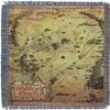 Northwest Lord Of The Rings - The Hobbit Woven Tapestry Throw Blanket, 48" x 60", Middle Earth view 1