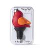ChirpyTop Wine Pourer - Red and Orange view 3