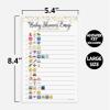 All Ewired Up 50 Baby Shower Emoji Pictionary Picture Game - Baby Shower Game - Gender Neutral (50-sheets) view 3
