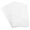 CleverDelights White Hemstitched Hand Towels - 6 Pack - 14" x 22" - 100% Cotton - Fingertip Towel view 1