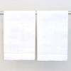 CleverDelights White Hemstitched Hand Towels - 6 Pack - 14" x 22" - 100% Cotton - Fingertip Towel view 4