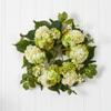 Nearly Natural 4780 Hydrangea Wreath, 22-Inch, Cream/Green view 3