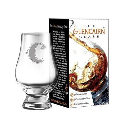 GLENCAIRN CELTIC C ENGRAVED WHISKY GLASS IN GIFT CARTON