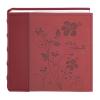 Golden State Art Photo Album holds 4x6 200 Horizontal Pictures with Memo Space, Leather Vintage Cover for Wedding Family Christmas(Red) view 1