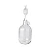 FastRack 1 Gallon Glass Jug with #6.5 Rubber Bungs & Twin Bubble Airlocks  Fermentation Jars for Home Brewing, Clear Glass Fermenter Containers for Liquid Fermentation view 1