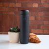 Grunwerg Drinkpod Vacuum Insulated Capsule Flask, 300ml, Black view 2