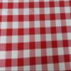 ArtOFabric Checkered Tablecloth 58 Inches X 102 Inches 100% Polyester - Red view 2